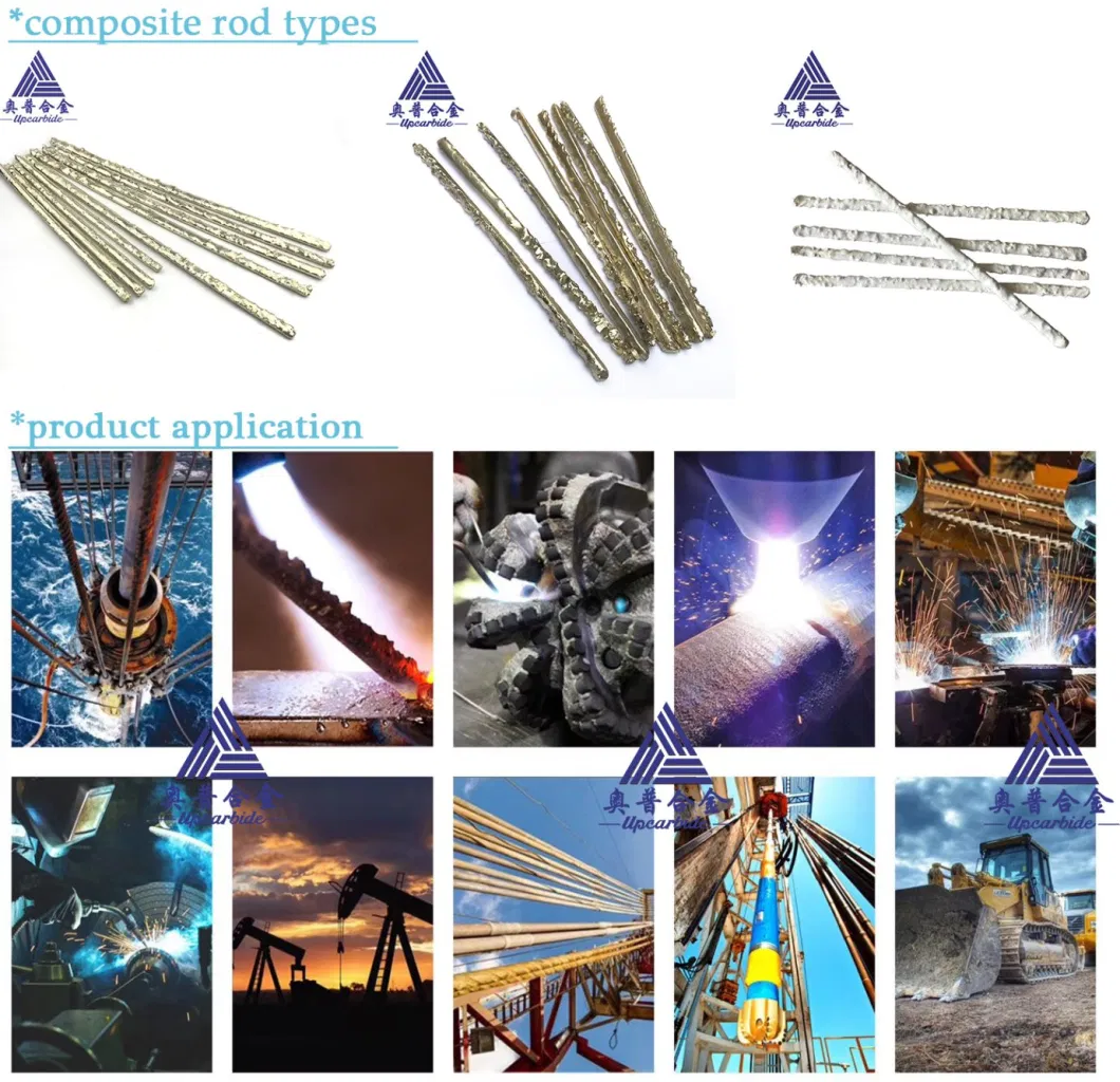 Yd-5 3.2~4.6mm 55/45 Tungsten Carbide Electrodes Special Materials for Construction Machinery