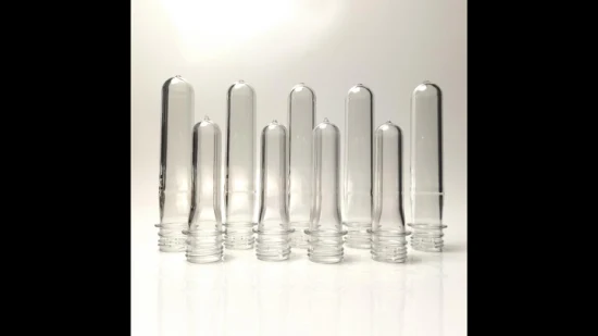 28mm18g 23G 25g 40g Cold Filling Pet Bottle Preform Pco 1810 Preform Tubes for Water Soda Carbonated Soft Drinks